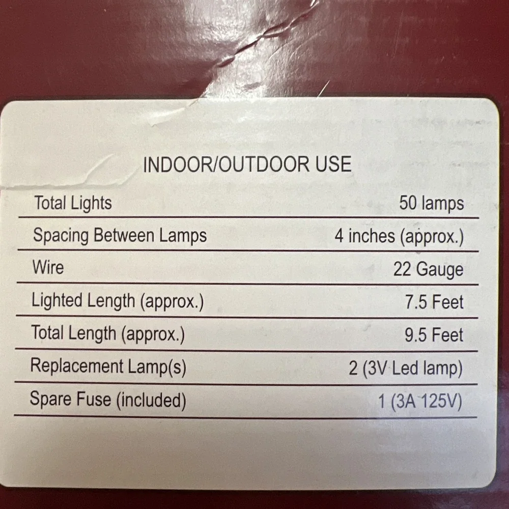 Enchanted Forest LED 50 Snowing Function Icicle Light Set 8 Functions White Blue